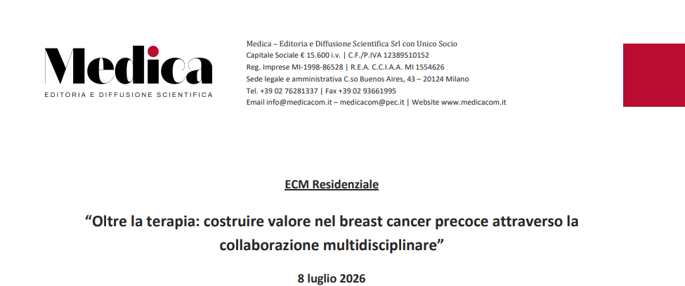Oltre la terapia: costruire valore nel breast cancer precoce attraverso la collaborazione multidisciplinare